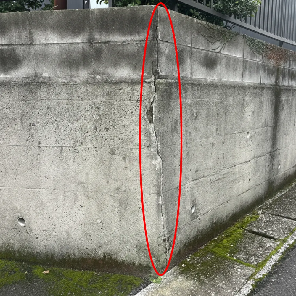 擁壁の積み増し図解