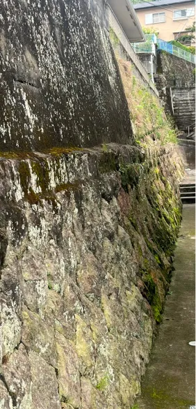 擁壁の積み増し(2段擁壁)